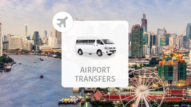 Airport pick-up and drop-off service from Krabi Airport (KBV) in Thailand to Krabi Town, Ao Nang, Tuka Beach, Phuket and other cities