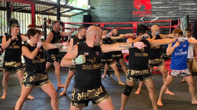 Muay Thai Class at Krudam Muay Thai School Sukhumvit36  | Bangkok