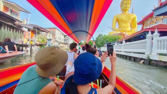Famous Bangkok Canal Tour: Bangkok Yai Canal, Artist's House, and Wat Pak Nam | Thailand