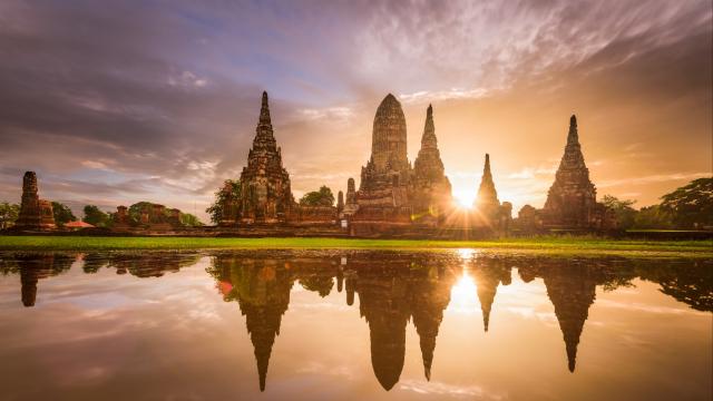 Bangkok Ayutthaya Day & Night Tour: Bang Pa-In Summer Palace, Ayutthaya Temples, and Night Market Tour | Thailand