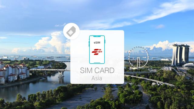 Network Card for Six Asian Countries|1/3/5GB Total eSIM