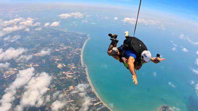 Pattaya Tandem Seaview Skydiving by Dropzone with Transfer | Thailand