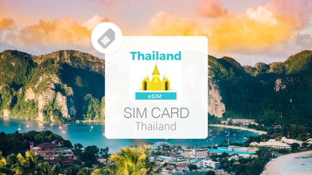 Thailand Network Card|Thailand DTAC 10 days 50GB eSIM including Call