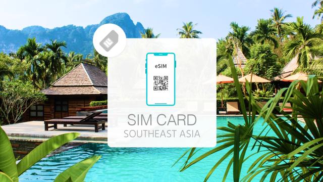 Network cards from six Southeast Asian countries|Vietnam, Singapore, Malaysia, Thailand, Cambodia, and Indonesia Daily high-speed 1GB/2GB eSIM
