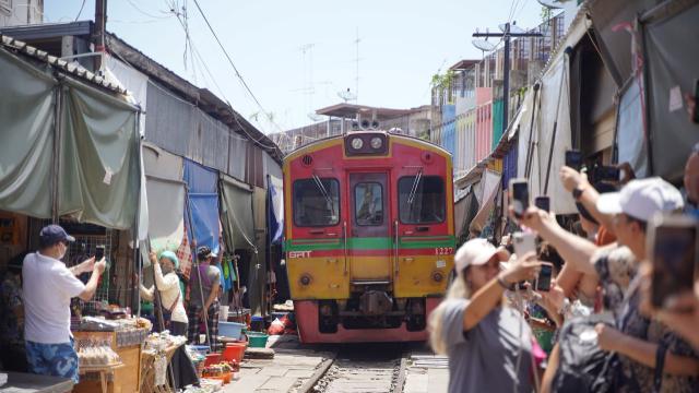 Maeklong Railway Market Half-Day Tour from Bangkok by Fun Group | Thailand