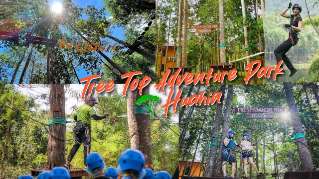 Zipline Experience at Treetop Adventure Park Hua Hin | Thailand