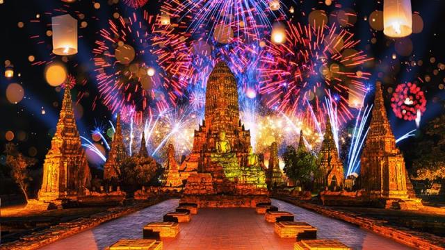 Thailand Ayutthaya Day Tour & World Heritage Fair: Wat Yai Chai Mongkhon Temple, Wat Mahathat Temple & Illumination show