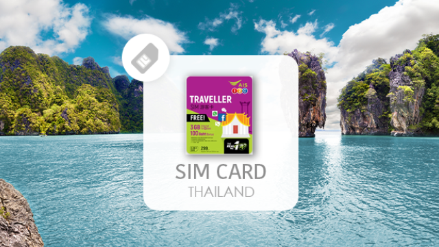 Thailand Data SIM Card with 15 THB call credit (Pick-Up in Malaysia)