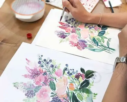 【銅鑼灣親子好去處｜全方位創意繪畫藝術工作坊】風景速寫｜水彩花卉｜水彩甜品｜清新小品｜木片繪畫工作坊｜自助畫室體驗｜Tim Studio