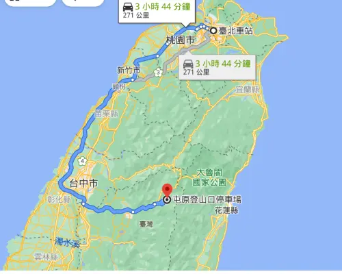 Qilai Nanhua | Tunyuan Mountain Trailhead | Transportation Shuttle Bus Pickup | Depart from Taipei & Hsinchu & Taichung