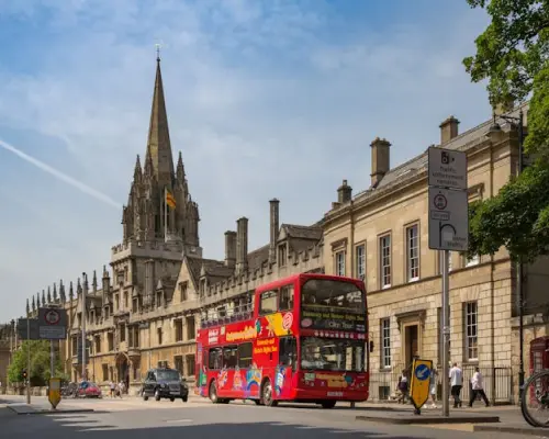 City Sightseeing hop-on hop-off bus tour of Oxford