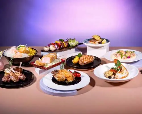 灣仔｜六國酒店 Gloucester Luk Kwok Hong Kong｜Le Menu｜華麗盛宴‧自助晚餐｜果漾花語下午茶自助餐｜半自助晚餐｜半自助午餐｜美式自助早餐