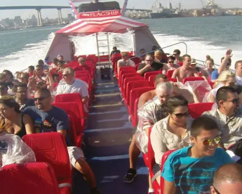นั่งเรือเจ็ทโบ๊ทสุดระทึกใจที่ซานดิเอโก แพทริออต