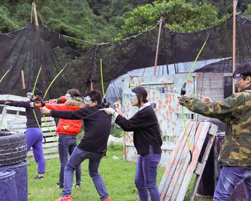[ความสนุกสำหรับครอบครัว] ประสบการณ์การต่อสู้ด้วยธนูและลูกศร｜Neihu 358 Paintball Center