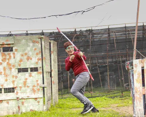 [ความสนุกสำหรับครอบครัว] ประสบการณ์การต่อสู้ด้วยธนูและลูกศร｜Neihu 358 Paintball Center