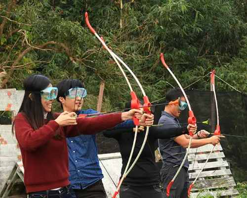 [ความสนุกสำหรับครอบครัว] ประสบการณ์การต่อสู้ด้วยธนูและลูกศร｜Neihu 358 Paintball Center