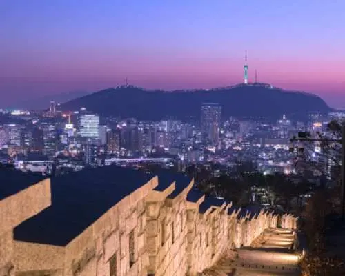 人気夜景スポットを巡るナイトツアー 広蔵市場＋昌慶宮＋清渓川＋駱山公園へ（韓国 ソウル・半日ツアー）