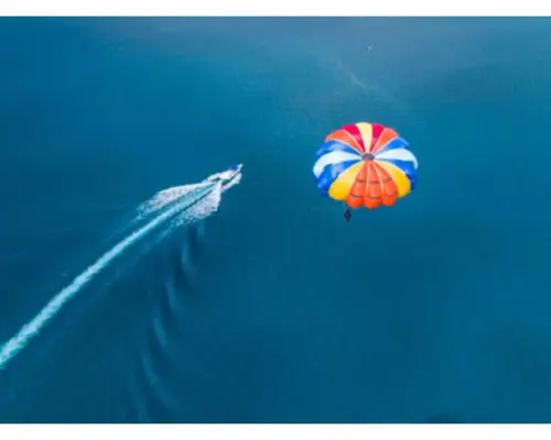 Superb view sound parasailing experience Fun for children and adults! Selectable height 60m / 120m / 200m (Okinawa Ginowan / Parasailing)