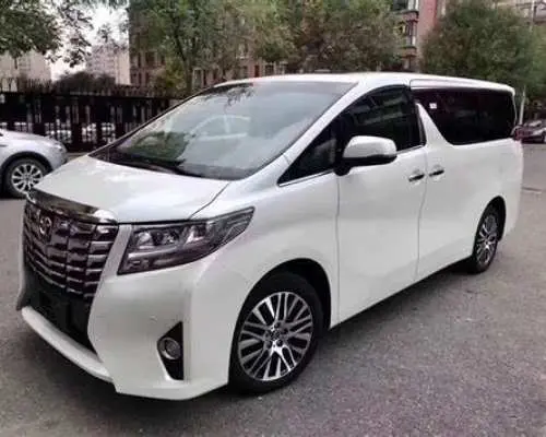 Modern white luxury MPV exterior for Hong Kong International Airport transfer service, offering a comfortable private car experience suitable for groups or families.