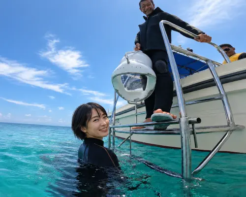 Sea Walker: Underwater Stroll in the Okinawan Sea | Photo Data Service Included (Onna Village, Okinawa)