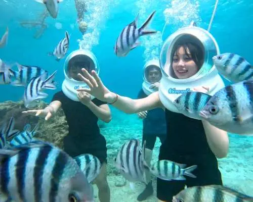 Sea Walker: Underwater Stroll in the Okinawan Sea | Photo Data Service Included (Onna Village, Okinawa)