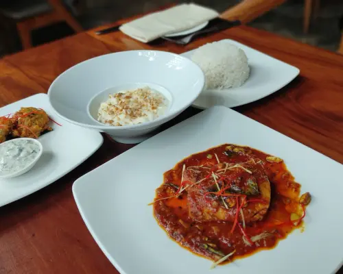 Indian Set Menu at Peppers Seminyak in Bali | Indonesia