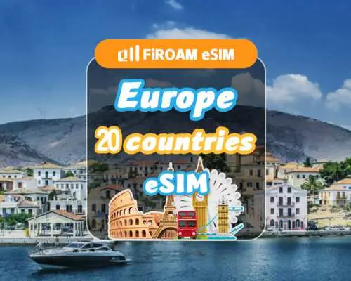 [Up to Up to 50% Off% off] eSIM in multiple European countries | 5G network eSIM 1-30 days | Supports ChatGPT and TikTok