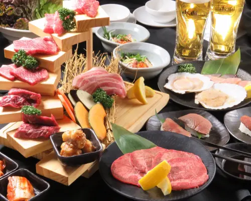 히로시마현 나가레카와시 | 스테이크 Wagyu ga Umai Private rooms Yakiniku Ramoon（和牛が旨い個室焼肉 楽月）| 좌석 예약 전용