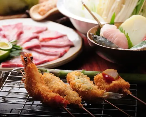 오사카부, 오사카역, 우메다, 신치 | 해산물 쿠카츠 바 쇼텐도(쿠시카츠 바 쇼텐도 나카쓰 지점) | 좌석 예약 전용