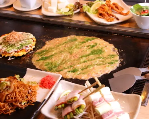 Tỉnh Aichi, Phía Tây Thành phố Nagoya | Teppanyaki Toukyou Shitamachi Monja Ya Rikyu（東京下町もんじゃ屋 Rikyu 名古屋則武新町店） |