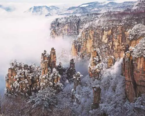 中國湖南天門山景區
