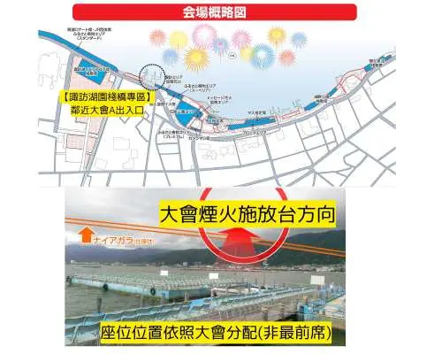 搶先卡位｜湖上煙火大會・諏訪湖煙火大會豪華觀賞席入場券