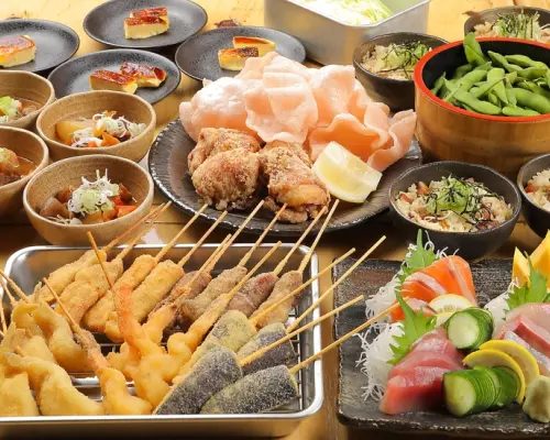 ฮอกไกโด เมืองซัปโปโร เขตอัตสึเบ็ตสึ | Ganso Kushikatsu Ebisu Shoten（元祖串かつ 恵美須商店 シンサツBLOCK)| เฉพาะจองที่นั่งเท่านั้น