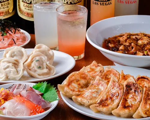 福冈县赤坂、药院、平尾地区|LAS VEGAS（餃子のラスベガス)| 中华料理（Gyoza no Las Vegas） |仅座位预訂
