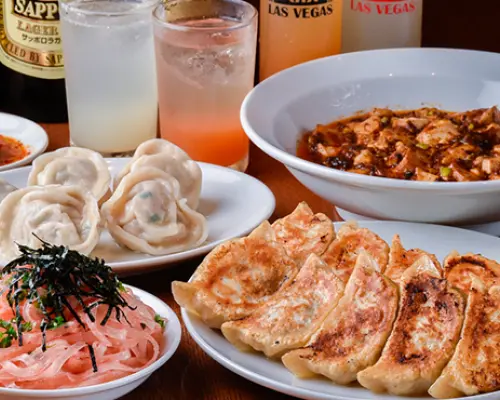福冈县赤坂、药院、平尾地区|LAS VEGAS（餃子のラスベガス)| 中华料理（Gyoza no Las Vegas） |仅座位预訂