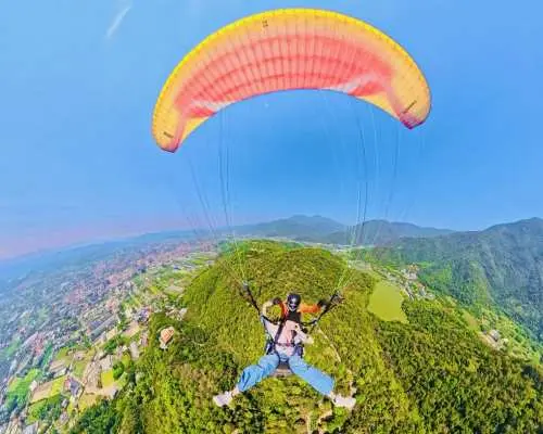 Nantou, Taiwan｜Puli Hutoushan Paragliding Experience