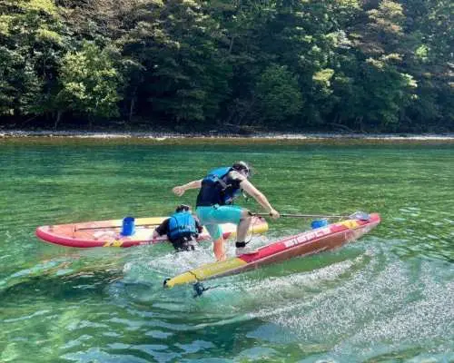 [Free Drone Photography] Relaxing SUP Tour in Chitose and Lake Shikotsu