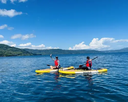 【北海道・洞爺湖】洞爺湖プライベートSUPツアー90分・貸切ツアーでゆったりマイペースに♪