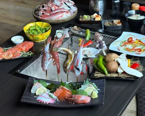Takarazuka, tỉnh Hyogo | Hải sản | Thịt xiên nướng Yakitori Hamayaki Izakaya Azuma Suisan (Hải sản Hamayaki Izakaya Azuma Suisan) | Chỉ đặt chỗ