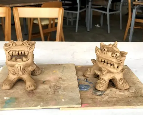 【沖繩縣今歸仁村】體驗製作陶土石獅子！當天即可帶回家！距離美麗海水族館僅7分鐘車程 ★ 歡迎初學者、情侶和家庭（接受當天上午的預約）
