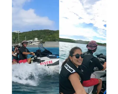 【沖縄・伊平屋島】1組貸切りジェットスキーで行くシュノーケリングツアー(90分コース）おひとり様・当日予約OK《送迎無料》動画データ無料！