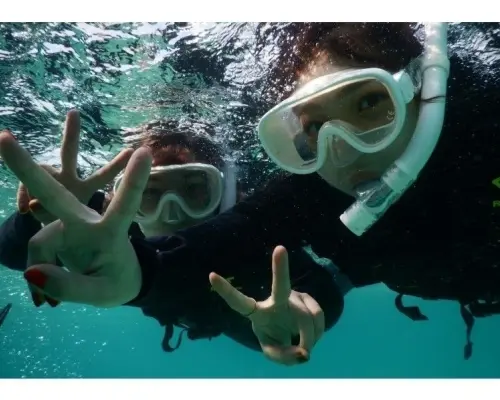 【沖縄・美ら海水族館近く】スタンドアップパドル（SUP）とシュノーケリングのセットメニュー☆高画質！GoPro動画サービス