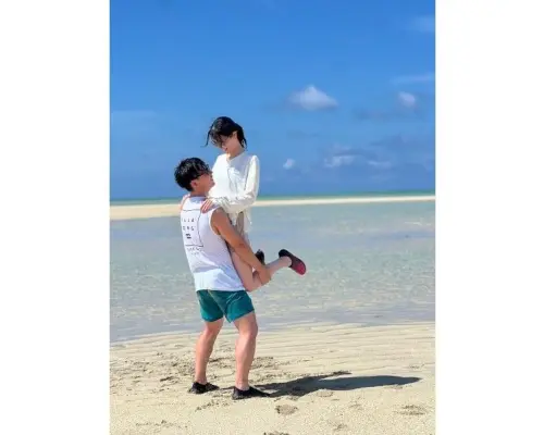 【宮古島】《幻の島ユニの浜上陸プラン》【ウインターセール開催中】宮古島で1度は行くべき！小型ボート並走で安全楽々！【ドローン撮影付き】