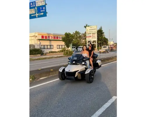 【沖縄・宮古島】島で唯一の三輪トライク(最新型カンナムスパイダー)３時間トライクレンタル