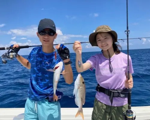 【沖縄・宮古島】手ぶらでOK！簡単ルアーフィッシング半日ツアー★初心者・女性・子供も楽しめる