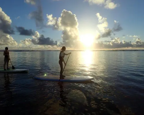 [Okinawa, Ishigaki Island] Start at dusk when the sunlight softens! Recommended for those who don't like sunburn! SUP Sunset Course - Get a free photo taken with your GoPro