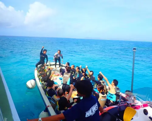 【從那霸出發】慶良間群島浮潛+海龜探索方案（含與魚類互動體驗）【3小時】