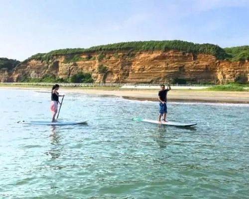 【千葉・銚子】絶景！ロケ地で人気の屛風ヶ浦を眺めながら「SUPクルージング＆SUPヨガ」体験