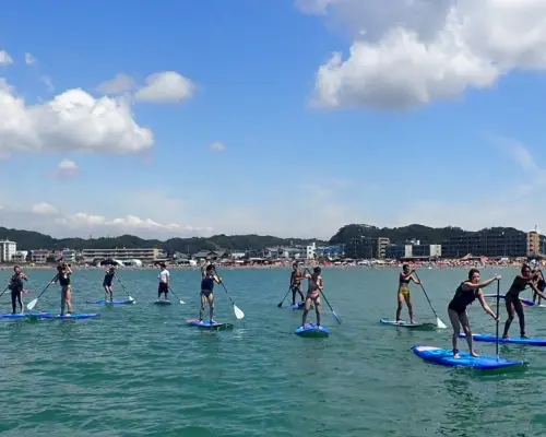 【神奈川・湘南】初心者・お一人様歓迎！逗子海岸でSUP体験☆浜まで1分・駅から10分☆お写真無料プレゼント♪