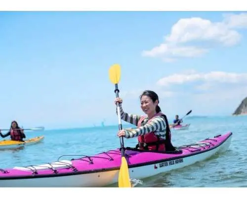 [Kanagawa, Zushi, Hayama] Half-day sea kayaking experience - Beginners and solo travelers welcome - Photo service included - Drinks at the cafe after the experience